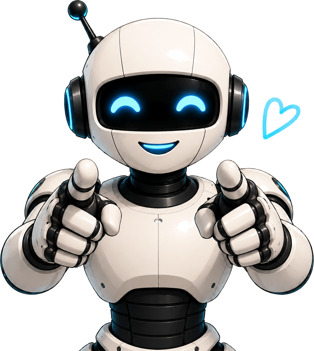 Happy AIrobocards robot